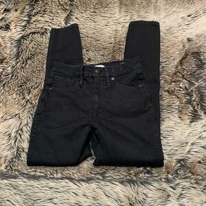 Madewell jeans 10” High - Rise skinny black size 24P